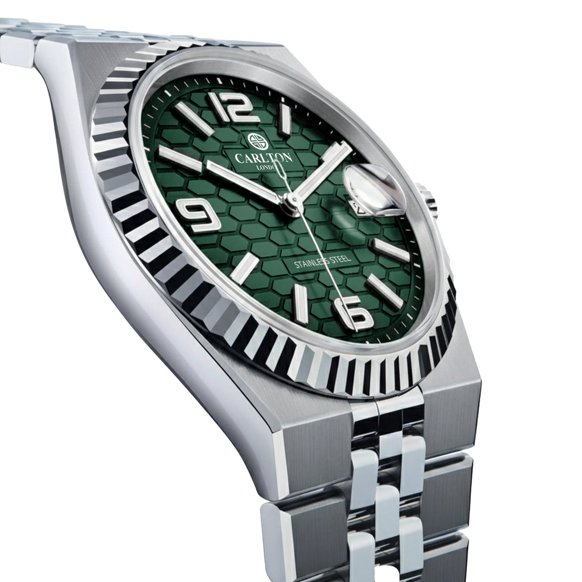 Carlton London Men Rover Green Analog Watch CL-ROVER-GRN