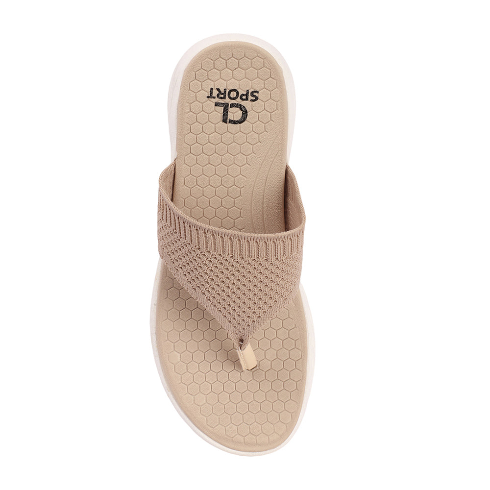 Women FlyKnit Thong Comfort Sandal