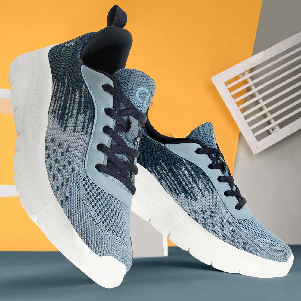 Women Mesh Flyknit Technology Lace-Up Sports Shoes