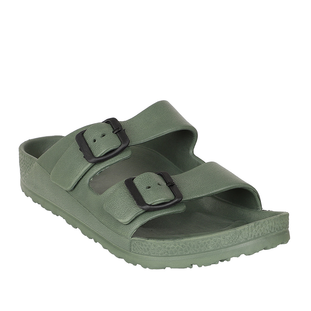 Men Dual Strap Adjustable Comfort Slides