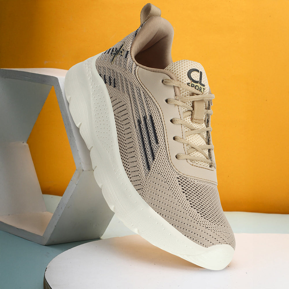 Women Mesh Flyknit Technology Lace-Up Sports Shoes