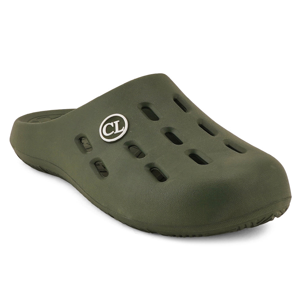 Men Perforated Slip On Mule Clogs