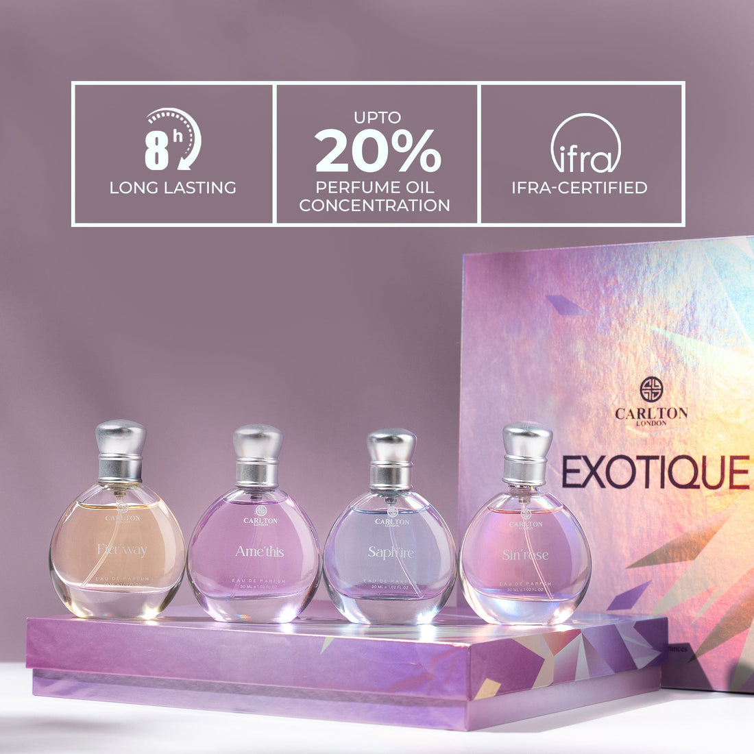 Women Exotique Gift Set Of 4 - 30Ml Each