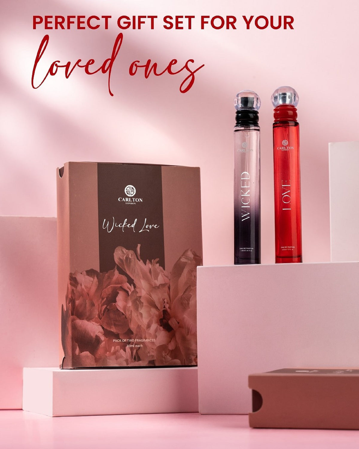 Women Gift Set Of 2 Love And Wicked Perfume - 30 Ml Each