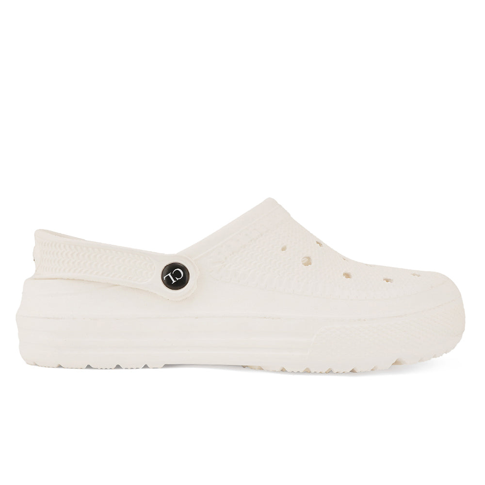 Men Sculpted Perforated Comfort Clogs with Back Strap