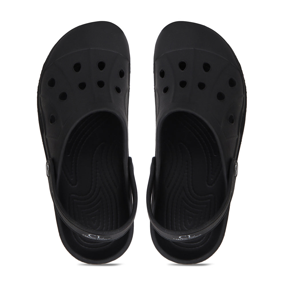Men Perforated Slip On Clogs with Back Strap