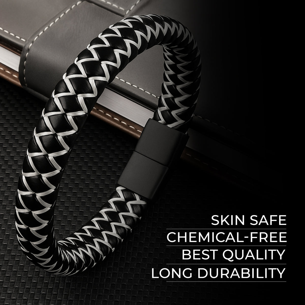 Men Leather Multistrand Bracelet - CLJW-39