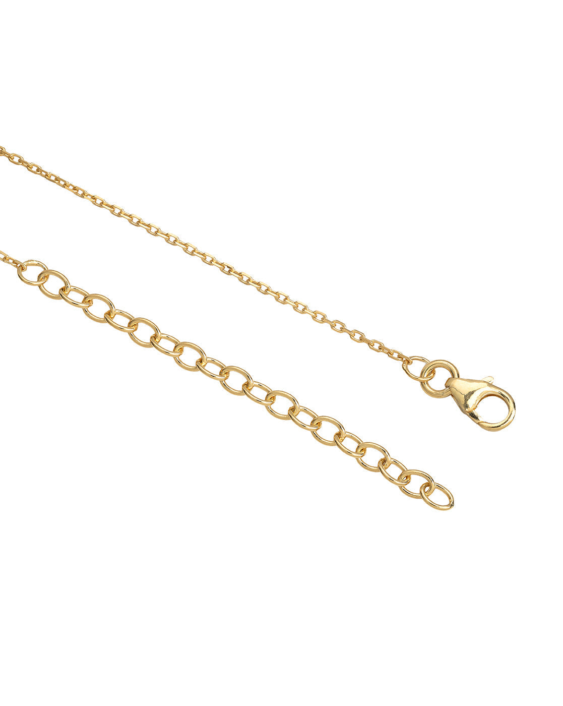 18kt Gold Plated Shree Krishna Necklace with CZ for Unisex