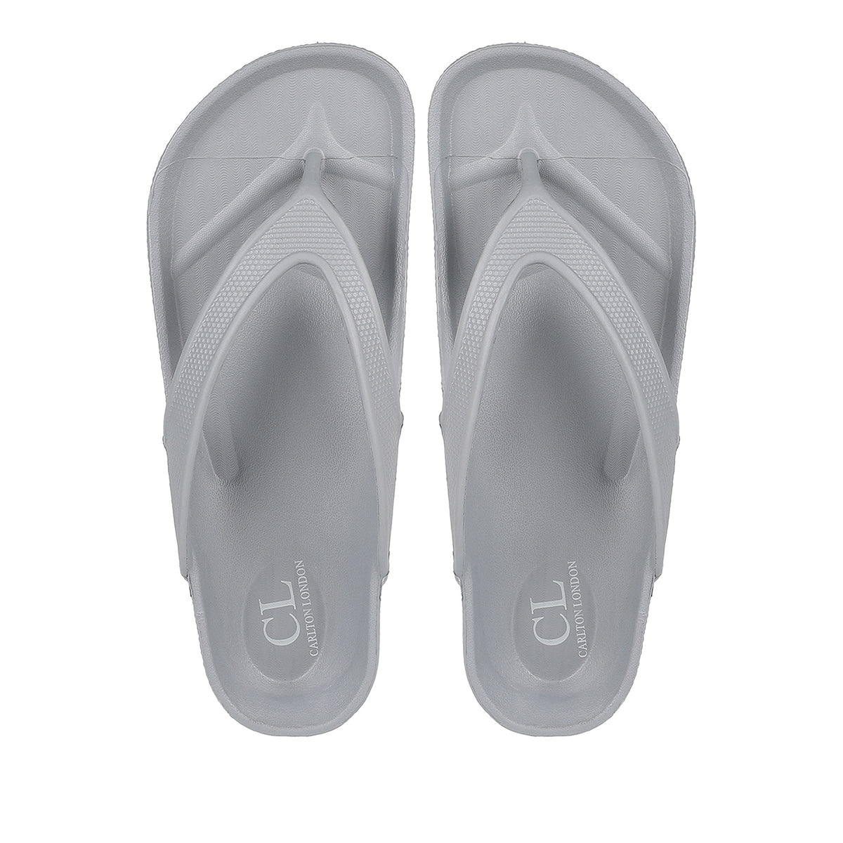 Men Textured Comfort Thong Sandals