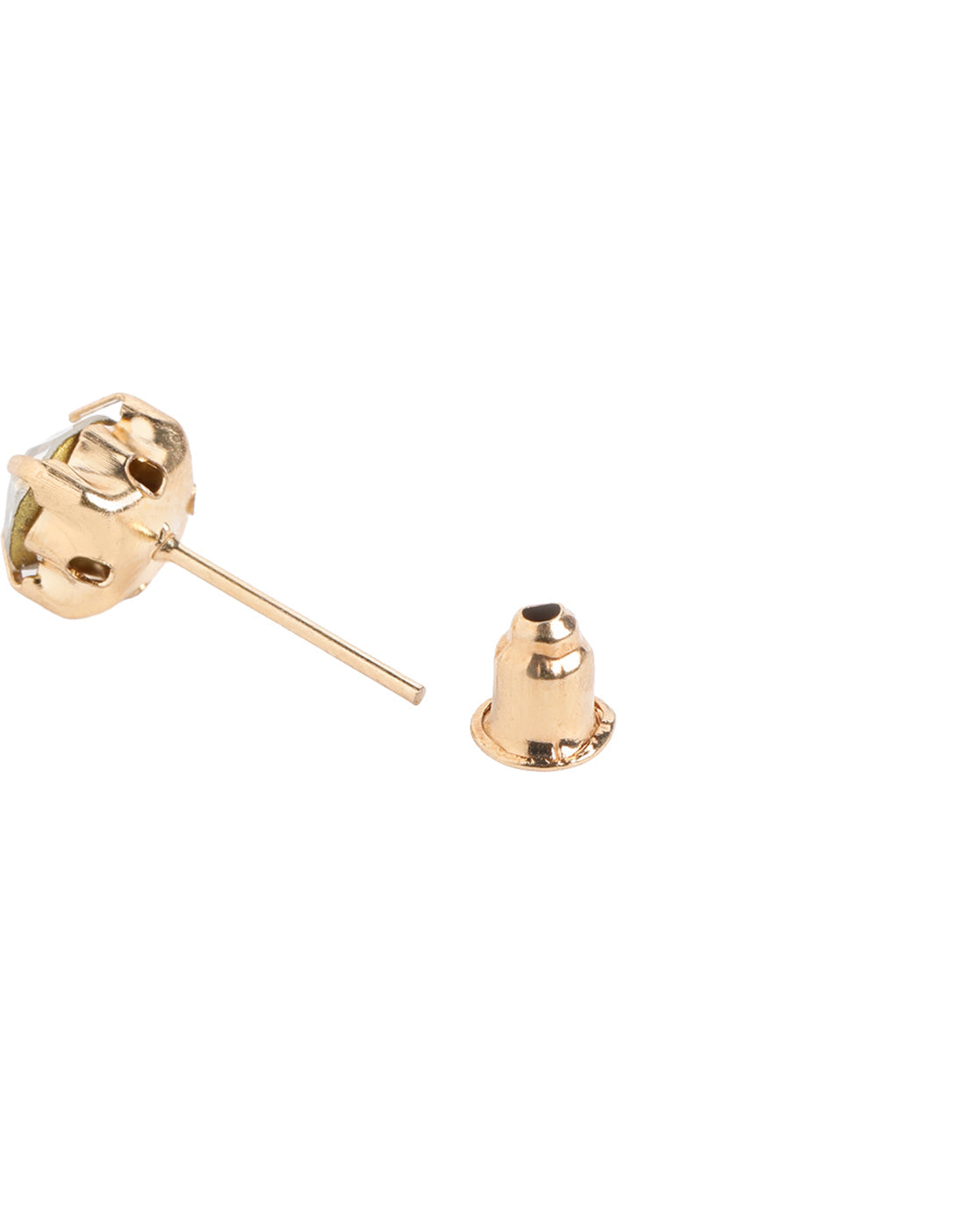 Multipack Set of 12 Gold Plated CZ Studded, Textured, Pearl & Triangular Stud Earrings