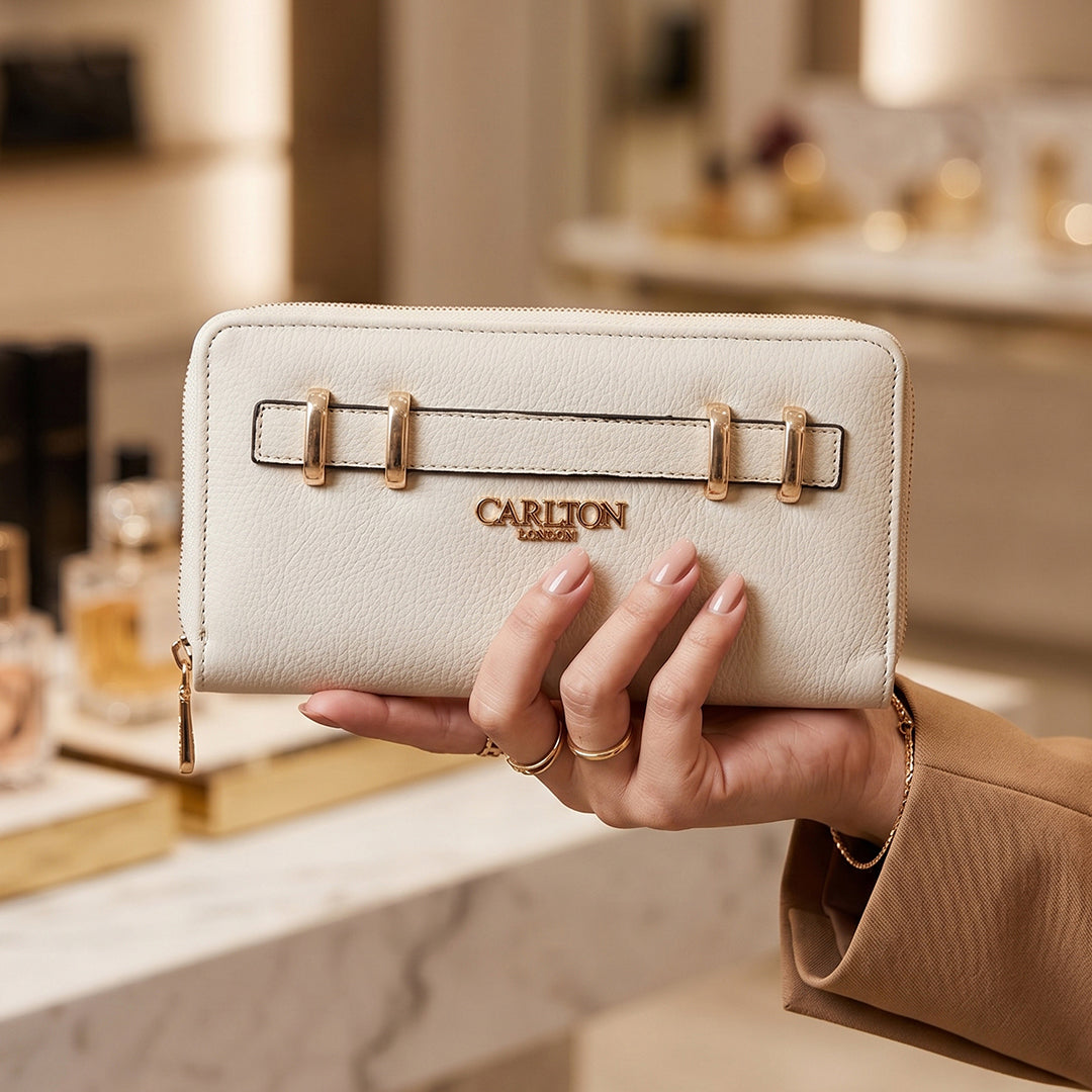 Carlton London Zip Wallet Clutch for Women