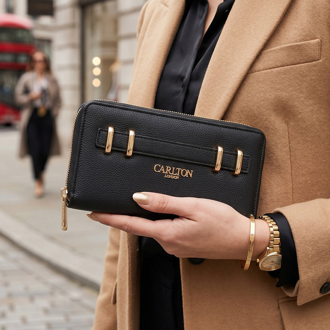 Carlton London Zip Wallet Clutch for Women