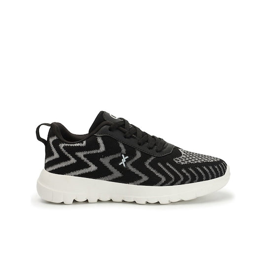 Women Printed Lightweight Mesh Contrast Sole Sneakers
