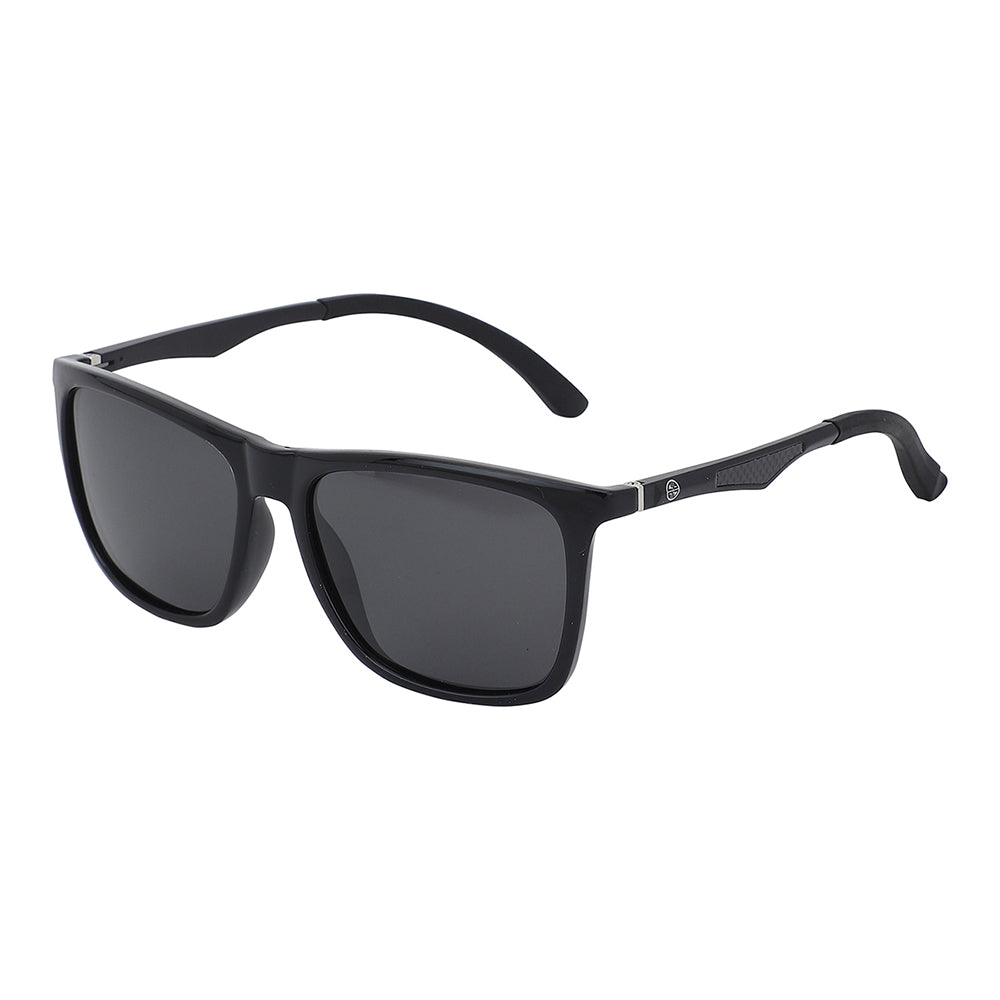 Carlton London Premium Black Toned Polarised And Uv Protected Lens Wayfarer Sunglasses For Men