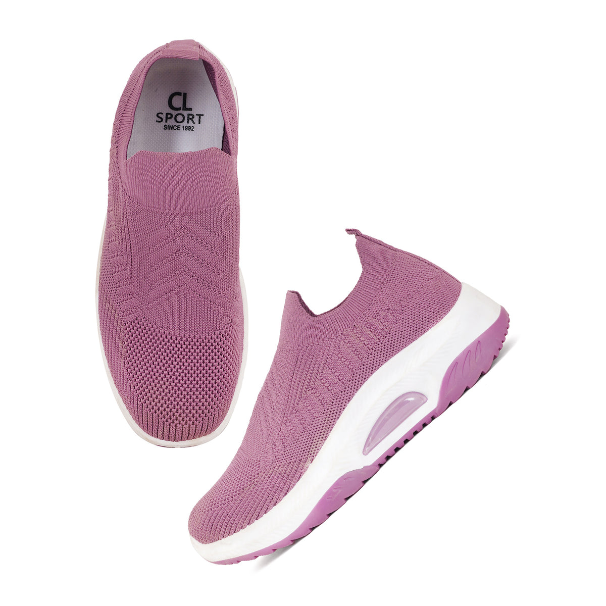 Women Comfortable Flyknit Lightweight Slip-On Sneakers