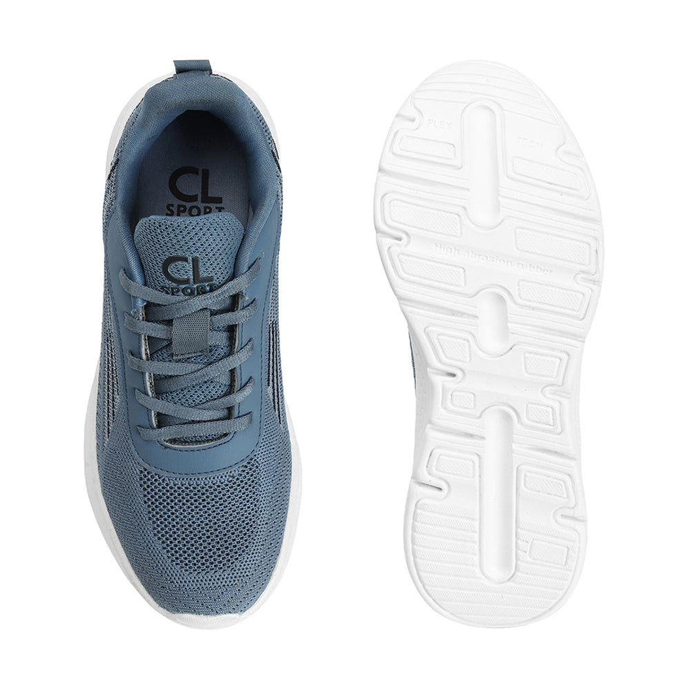 Women Mesh Flyknit Technology Lace-Up Sports Shoes