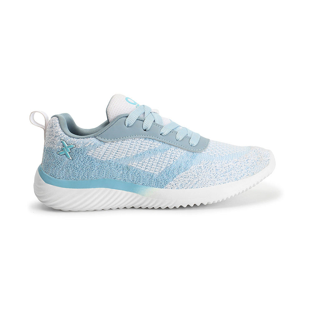 Women Mesh Flyknit Technology Lace-Up Sports Shoes