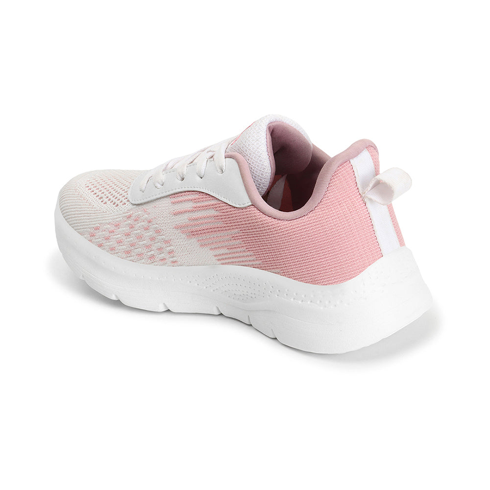 Women Mesh Flyknit Technology Lace-Up Sports Shoes