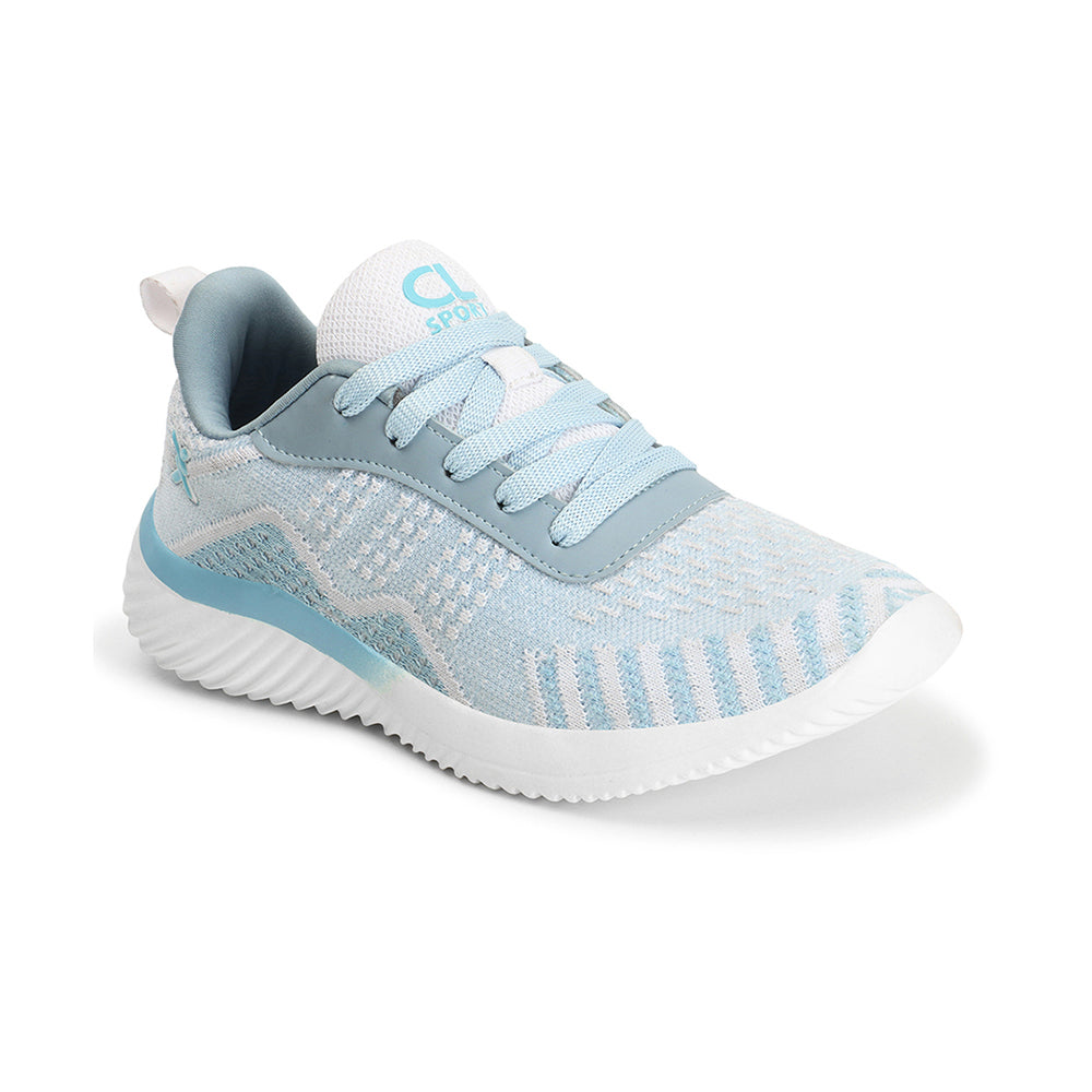 Women Mesh Flyknit Technology Lace-Up Sports Shoes
