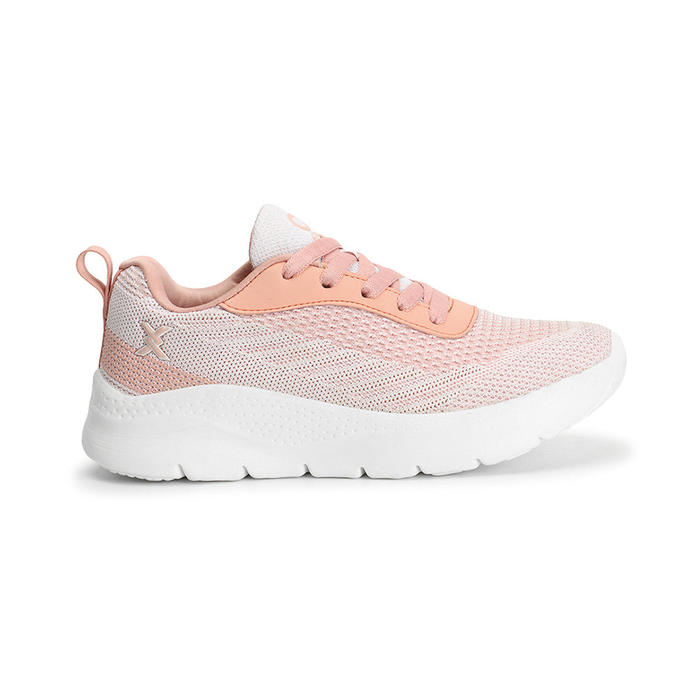 Women Mesh Flyknit Technology Lace-Up Sports Shoes