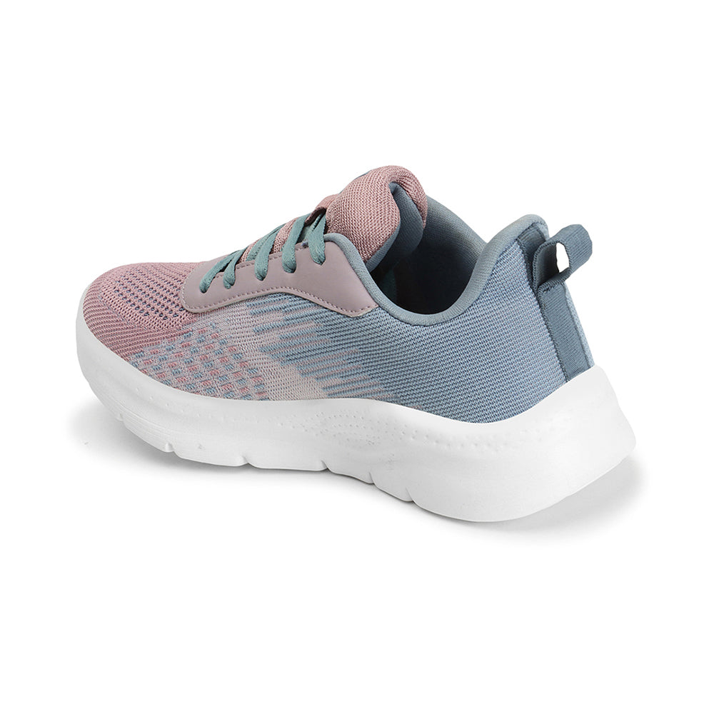 Women Mesh Flyknit Technology Lace-Up Sports Shoes