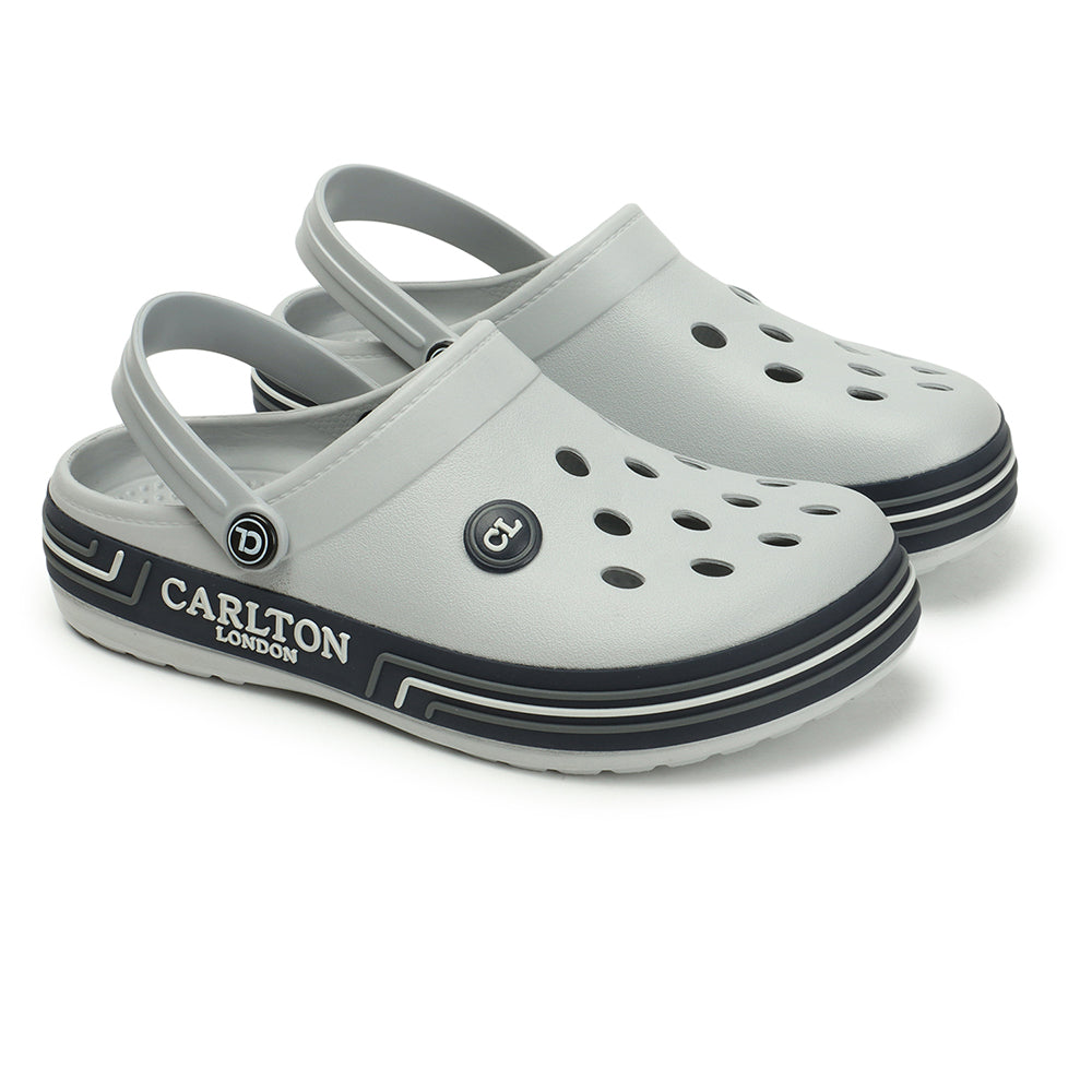 Men Sporty Striped Slip On Clogs