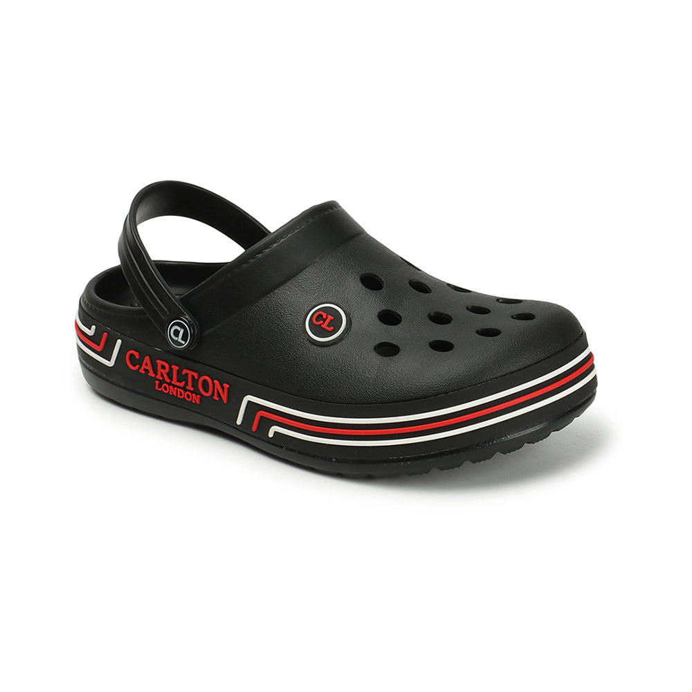 Men Sporty Striped Slip On Clogs