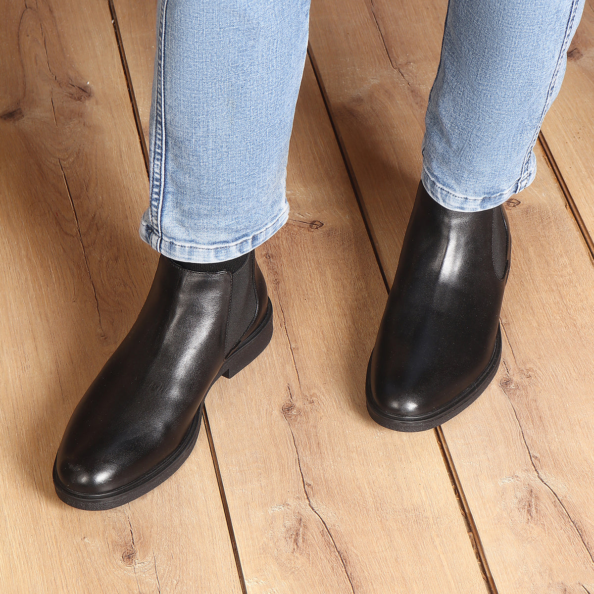 Classic Slip-On Ankle Chelsea Boots for Men