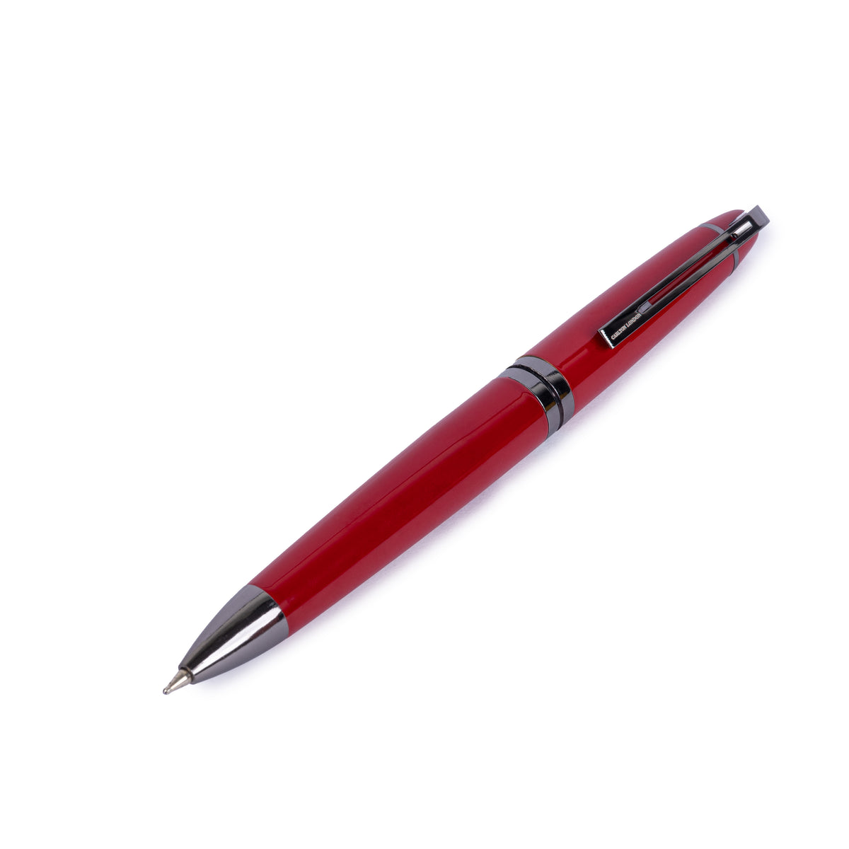 Carlton London Red Luxury Ball Pen Stylish Executive Writing Pen with Diamond Top