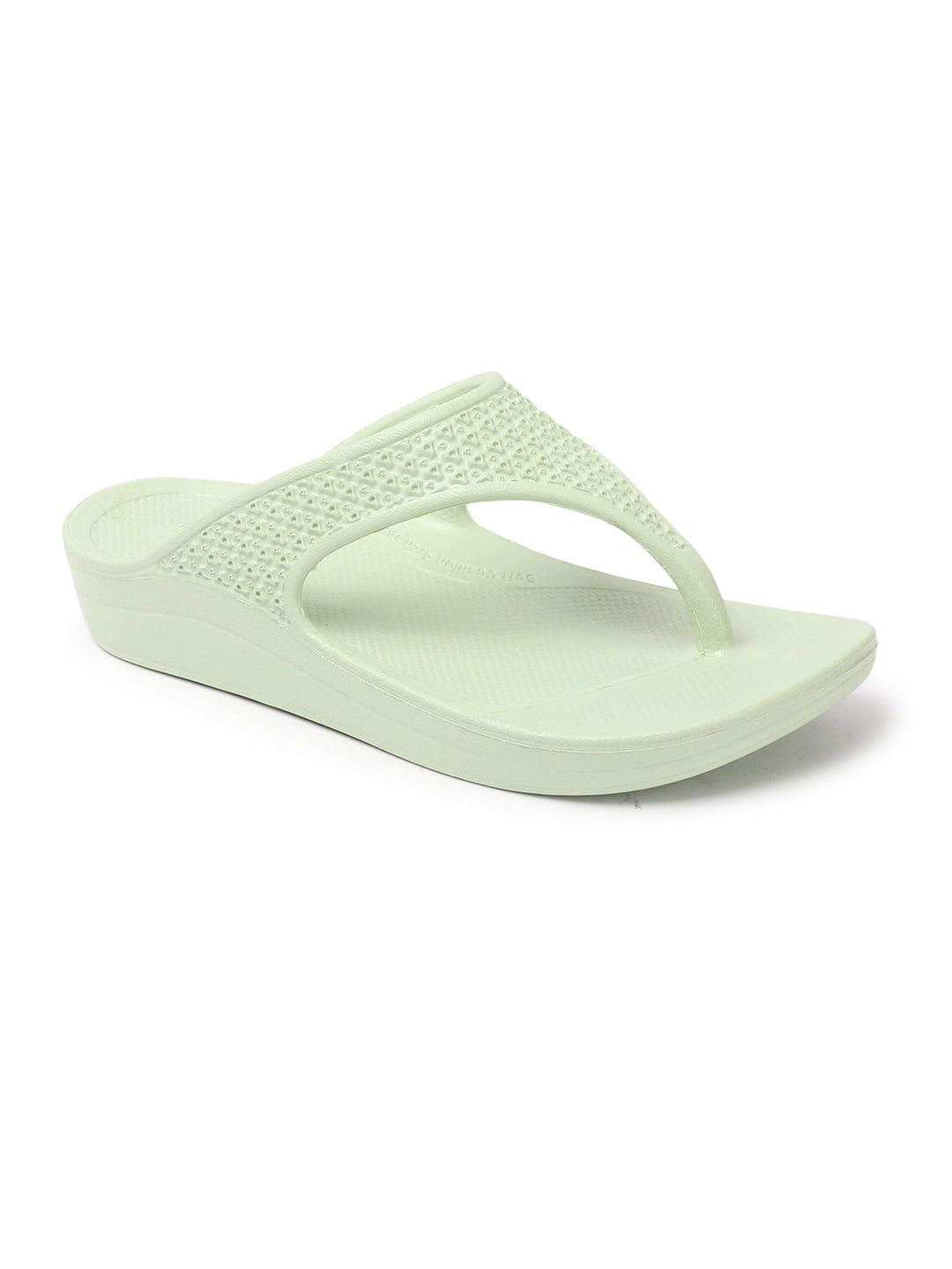Women Solid Casual Thong Wedge Sandals