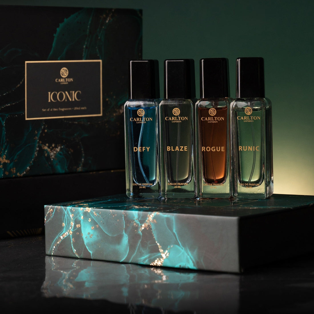 Luxury Perfume Iconic Gift Set For Men Eau De Parfum 4X20 Ml