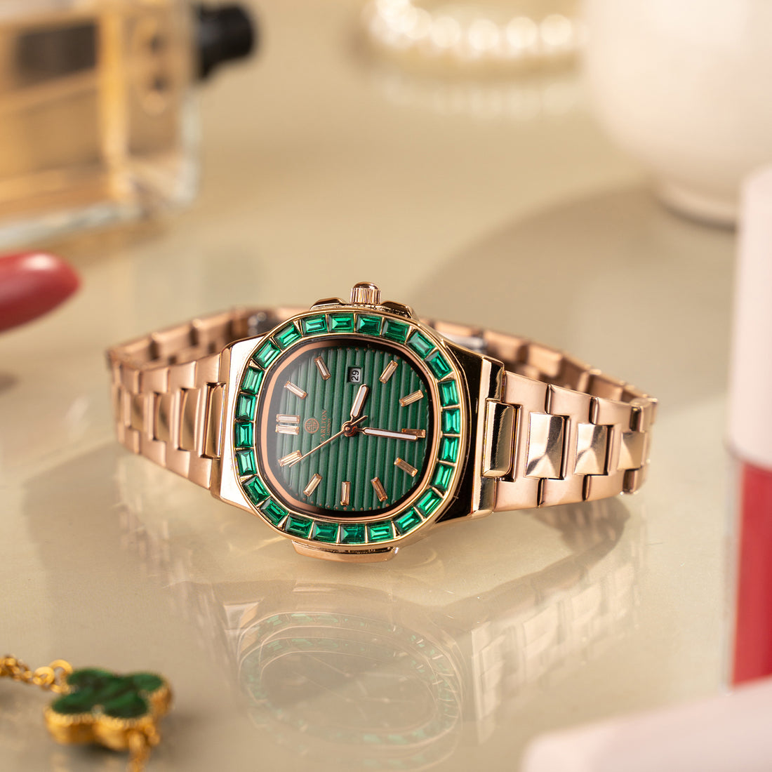 Grace Women Watch Gift Set of 3 (Analog 1 Watch + 2 Bracelets) CLPLG100