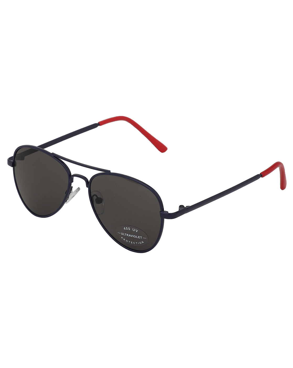 Carlton London Black Lens & Blue Aviator Sunglasses With Uv Protected Lens For Boy