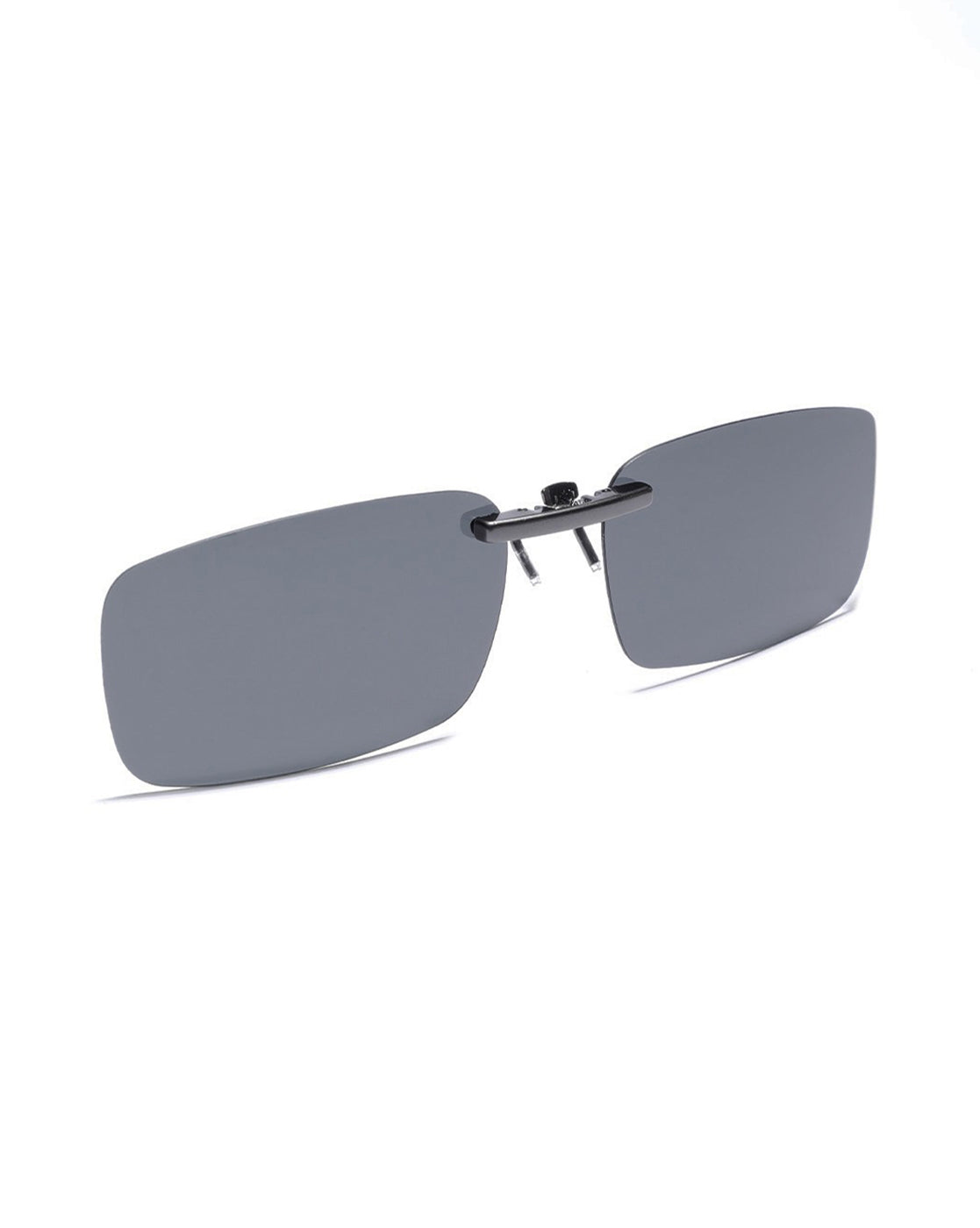 Black Toned Polarised Lens Sunglass Clip for unisex