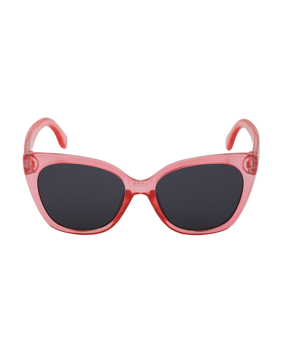 Red Toned UV Protected Lens Cat Eye Sunglass for girl