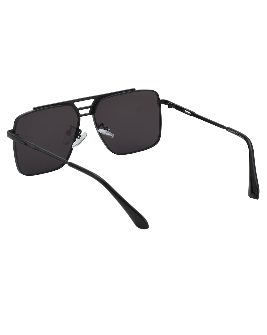 Black Toned UV Protected Lens Rectangel Sunglass for men