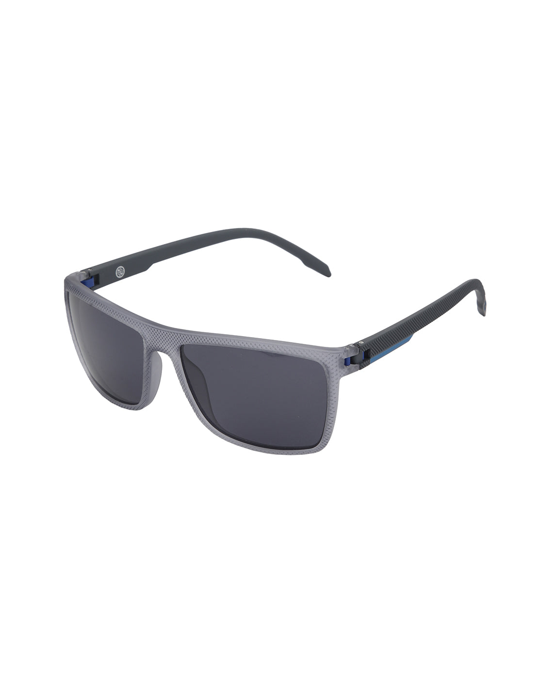 Blue with Grey Toned with Blue Polarised Lens Wayfarer Sunglass for men