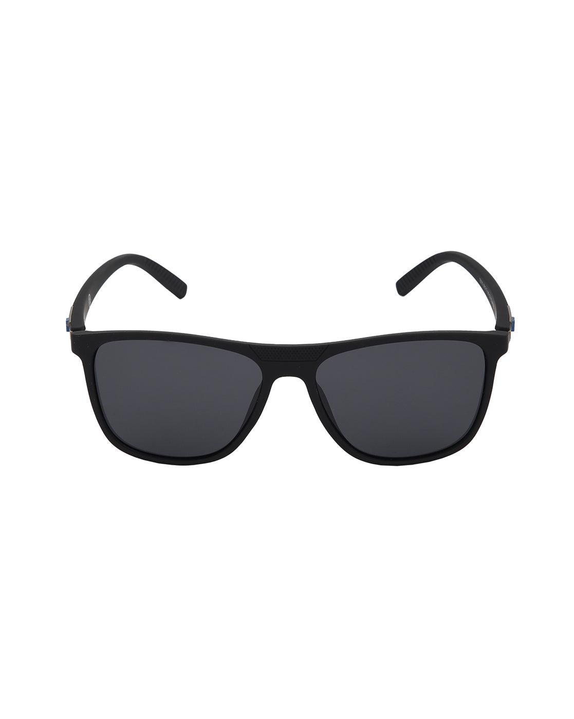 Black with Blue Toned and Blue Polarised Lens Wayfarer Sunglass for men
