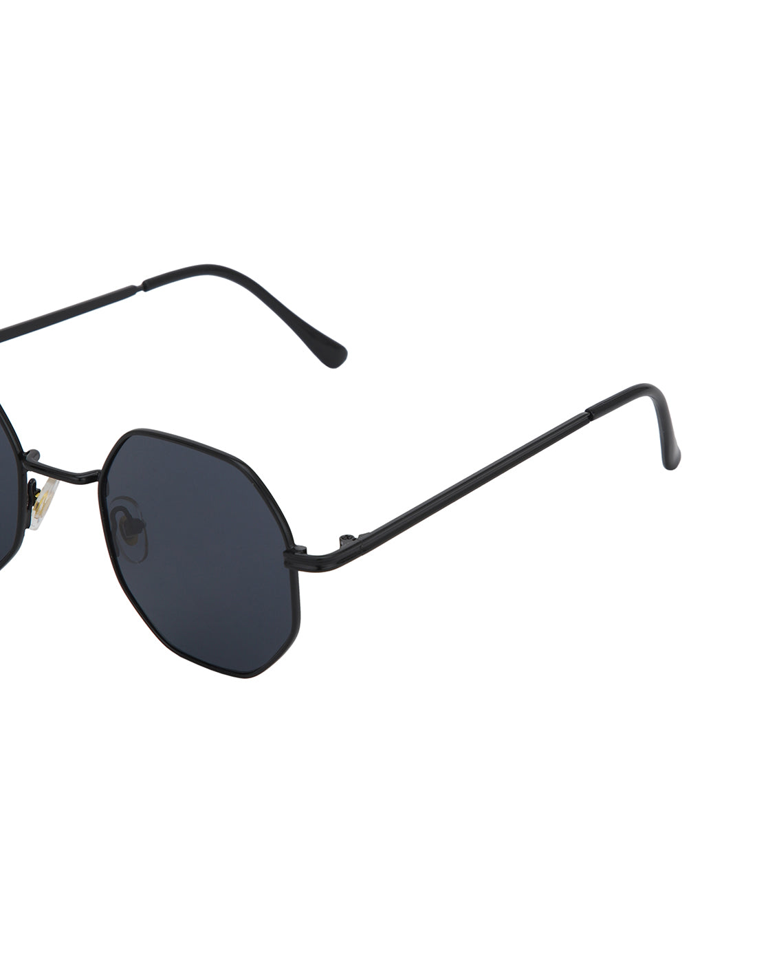 Black Toned with UV Protected Lens Rectangle Sunglass for unisex