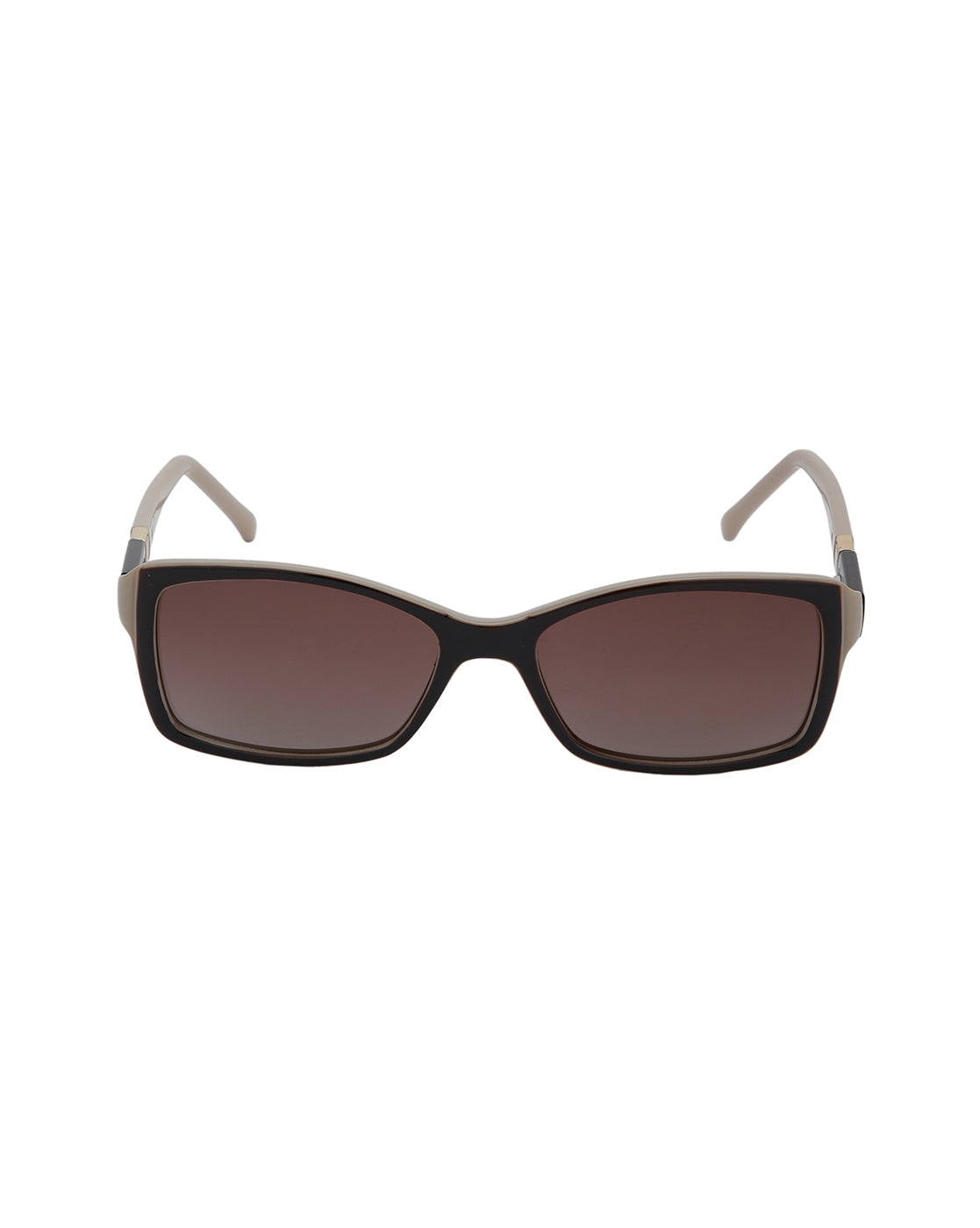 Brown Toned with Brown Polarised Lens Rectangle Sunglass for women