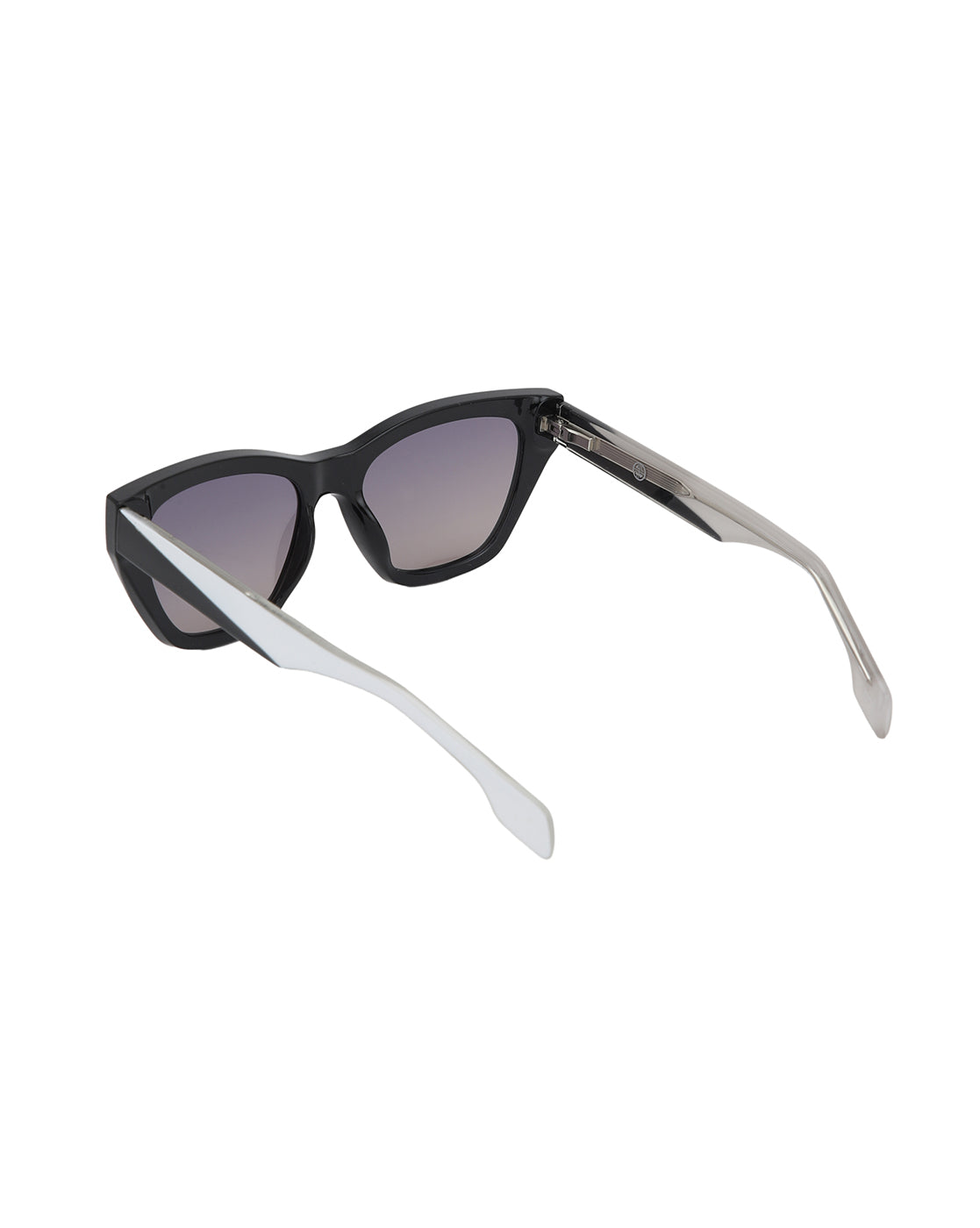 White with Black Tone Polarised Lens Cat Eye Sunglass for women