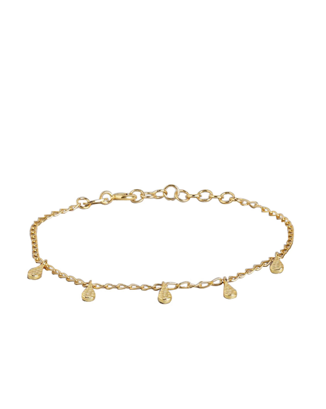18Kt Gold Plated Charm Bracelet For Women