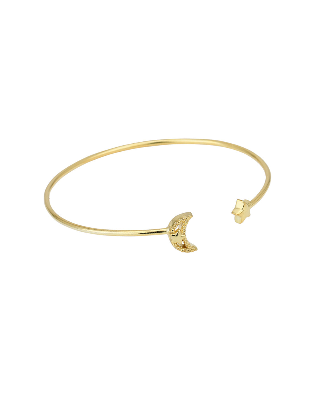 18kt Gold Plated Cuff Link Bracelet