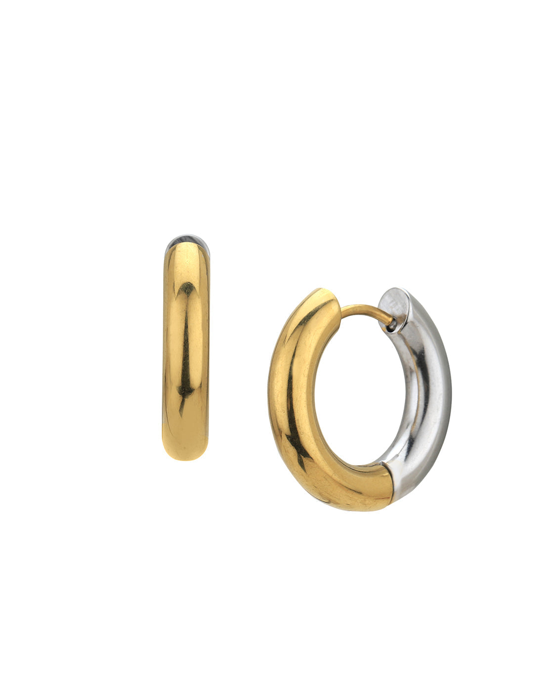 Silver & Gold Plated Hoop Earring for women
