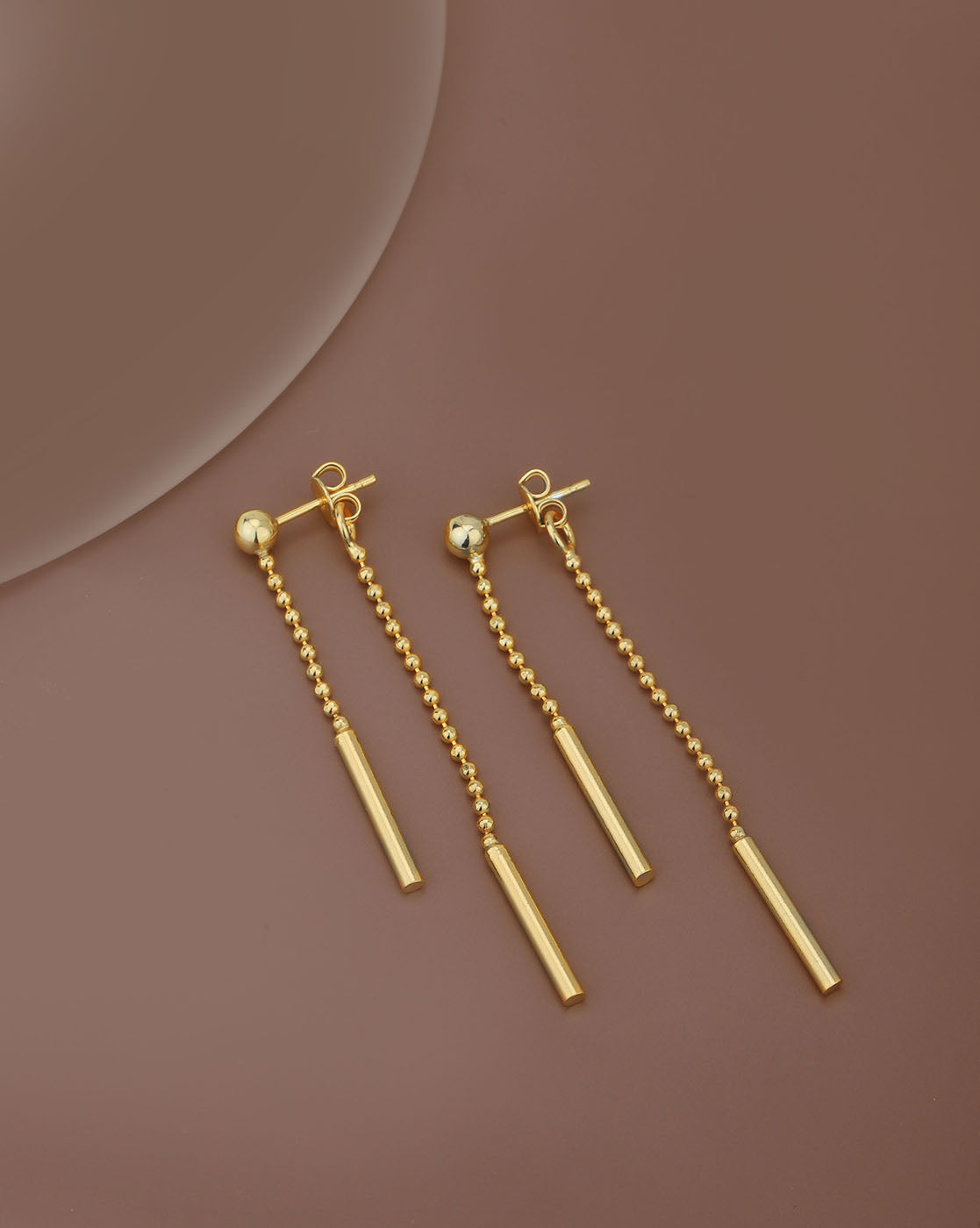18kt Gold Plated Fancy Drop Earring for women