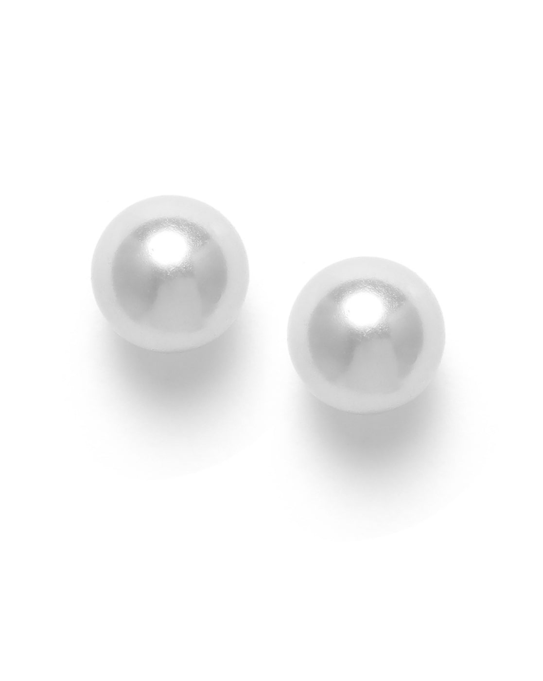 Silver Plated Grey Pearl Bow Front Back Drop Earring