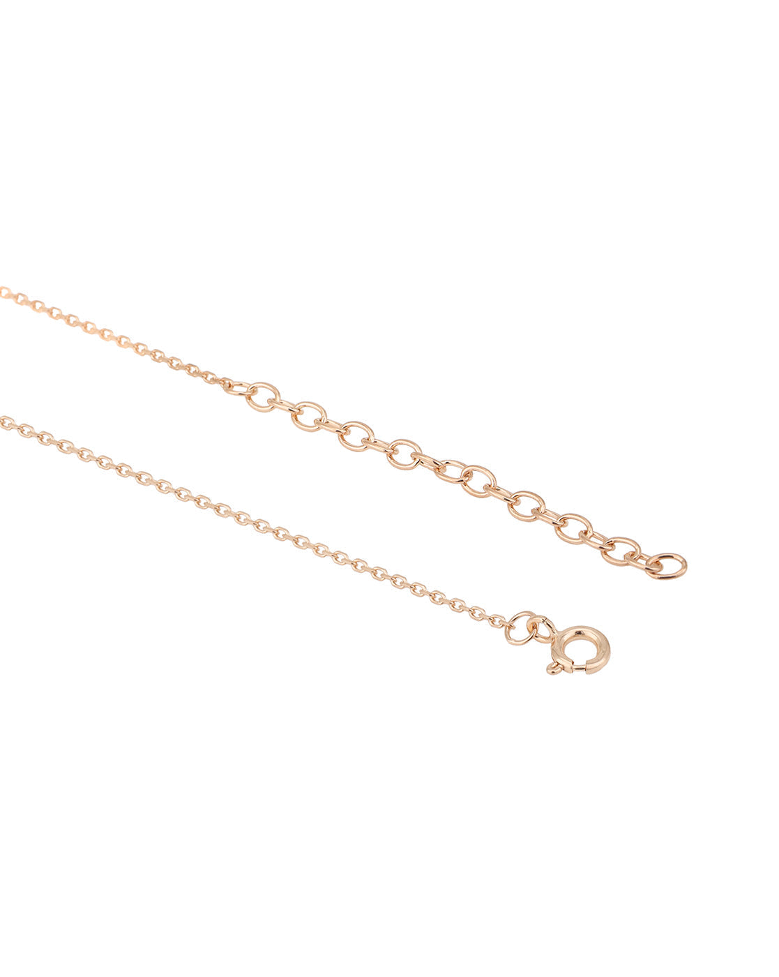 18kt Rose Gold Plated Multiple Heart Shaped Charm Mangalsutra