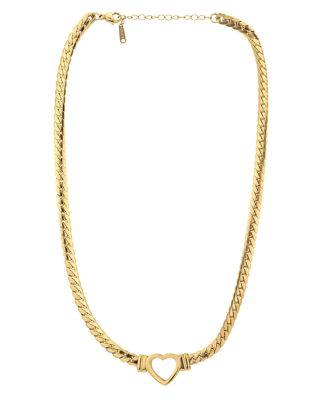 Gold Plated with Heart Necklace for women