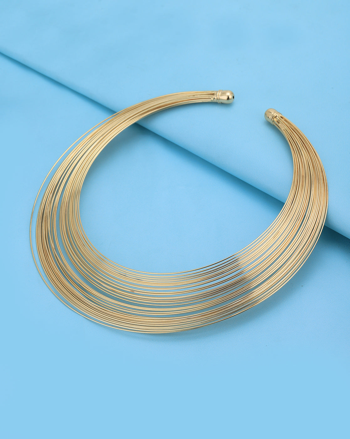 Gold Plated Fancy Choker Necklace for women