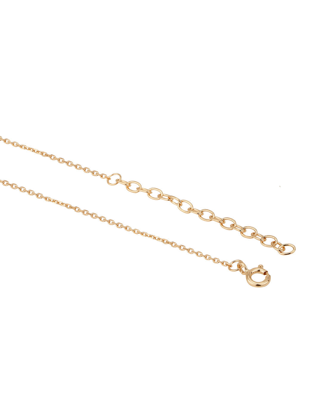 18kt Rose Gold Plated Four Clover Fancy Necklace